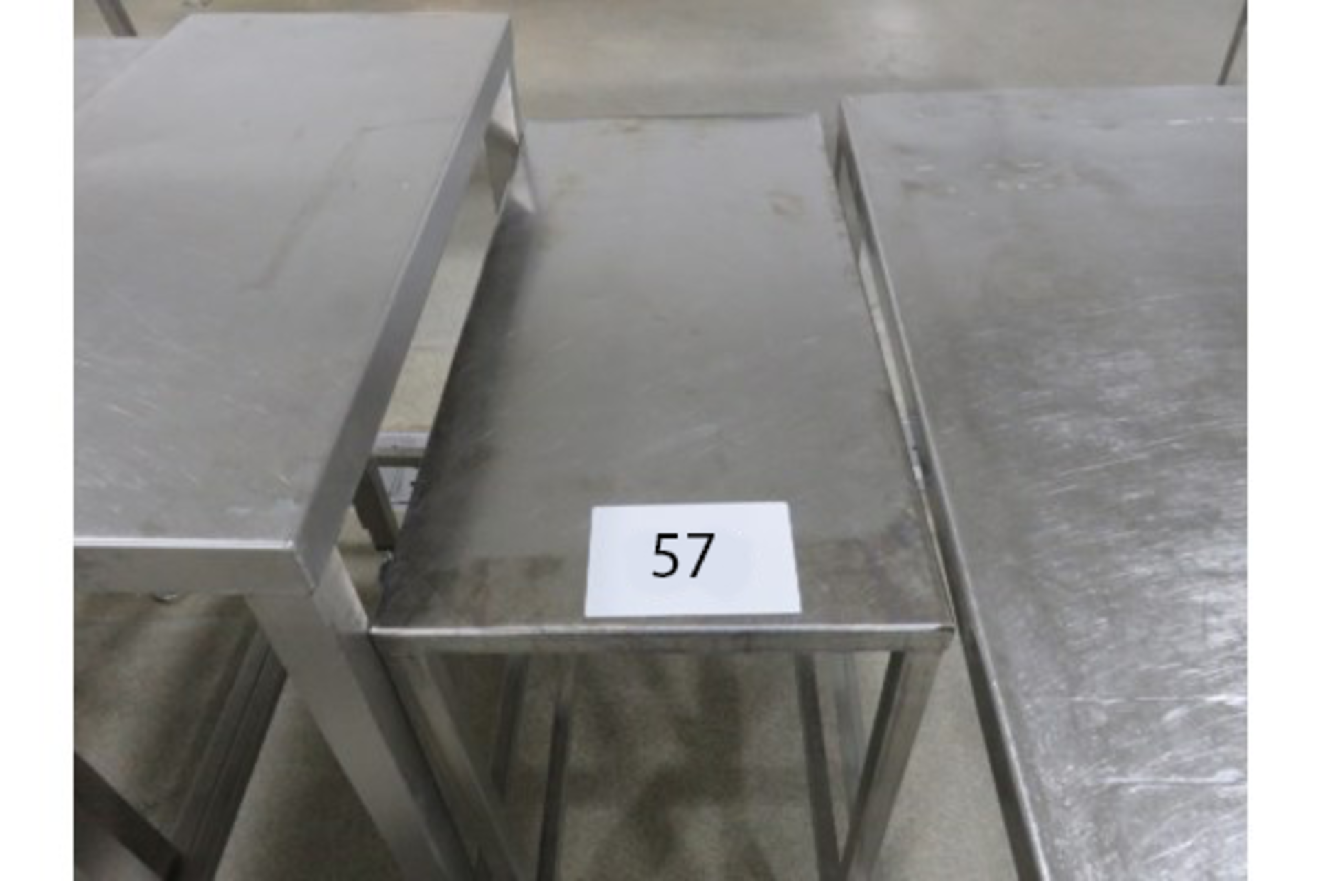 S/S TABLE 760 x 350mm.
