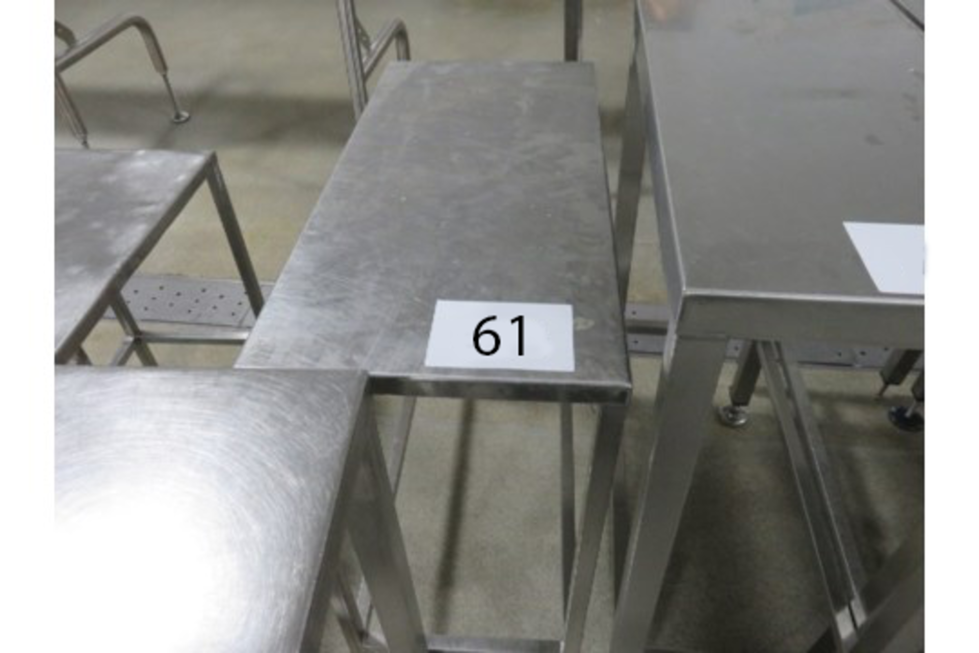 S/S TABLE 760 x 370mm.