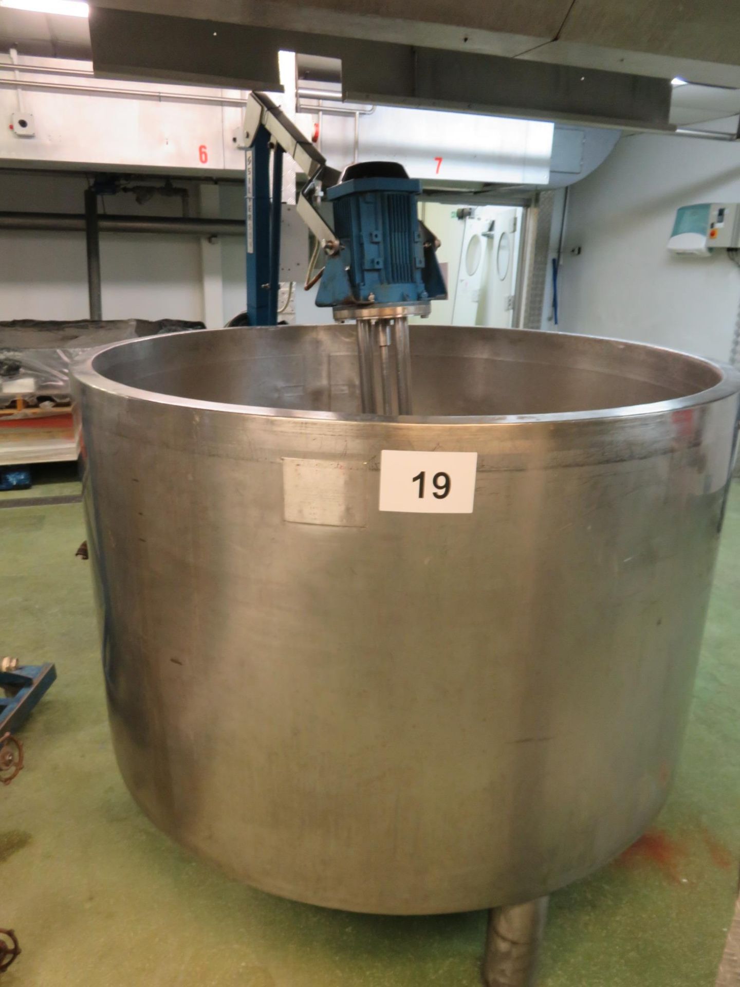 COOKING VESSEL S/S.bottom side discharge manual valve