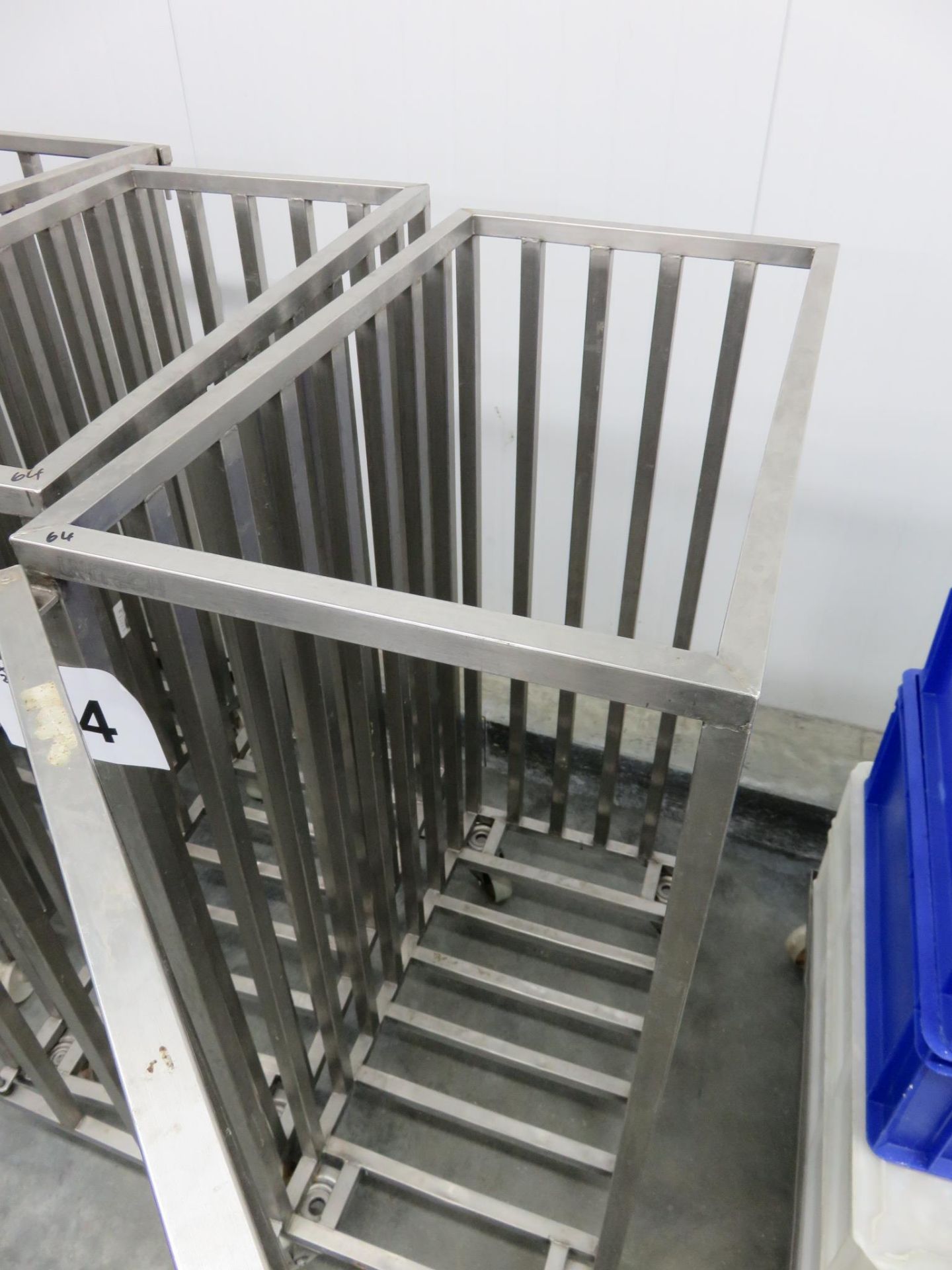 2 X UNITECH MOBILE CAGES/TROLLEYS. - Bild 3 aus 3