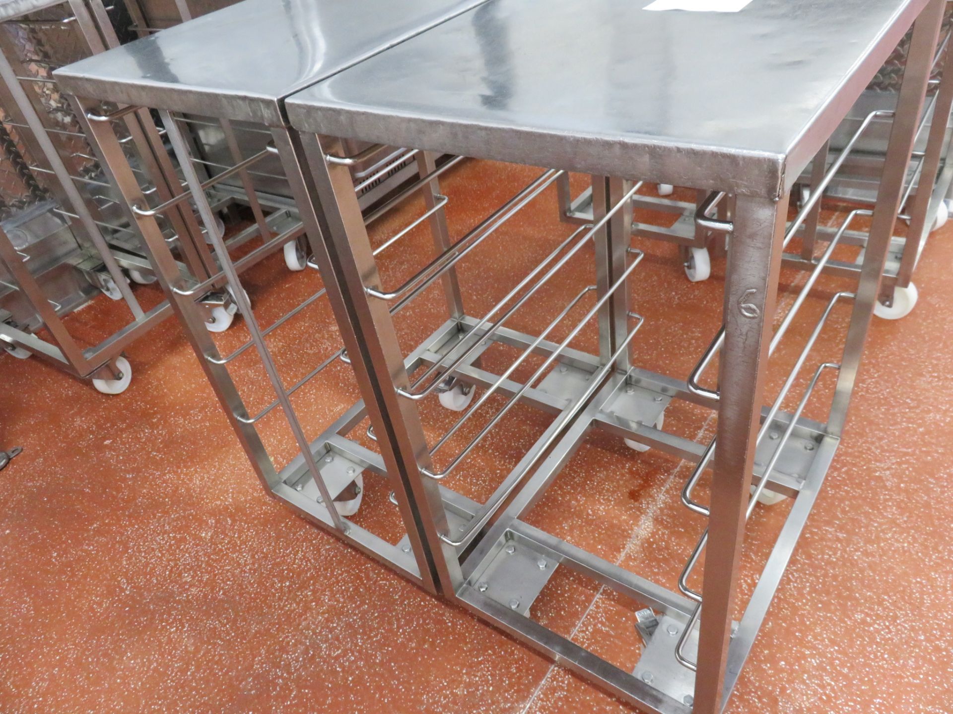 2 X MOBILE TRAY HOLDERS. - Image 2 of 3