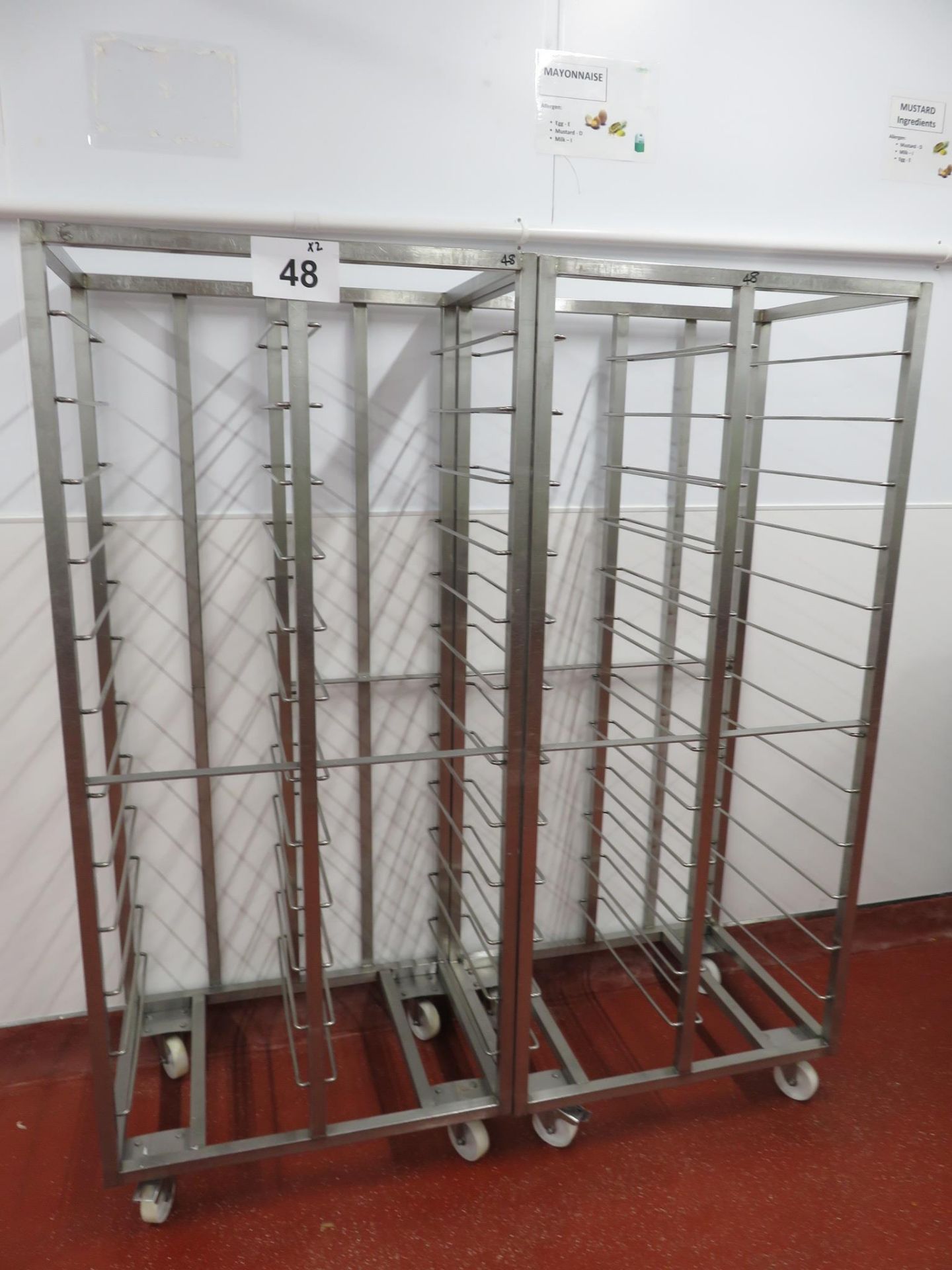 2 X S/S TROLLEYS.