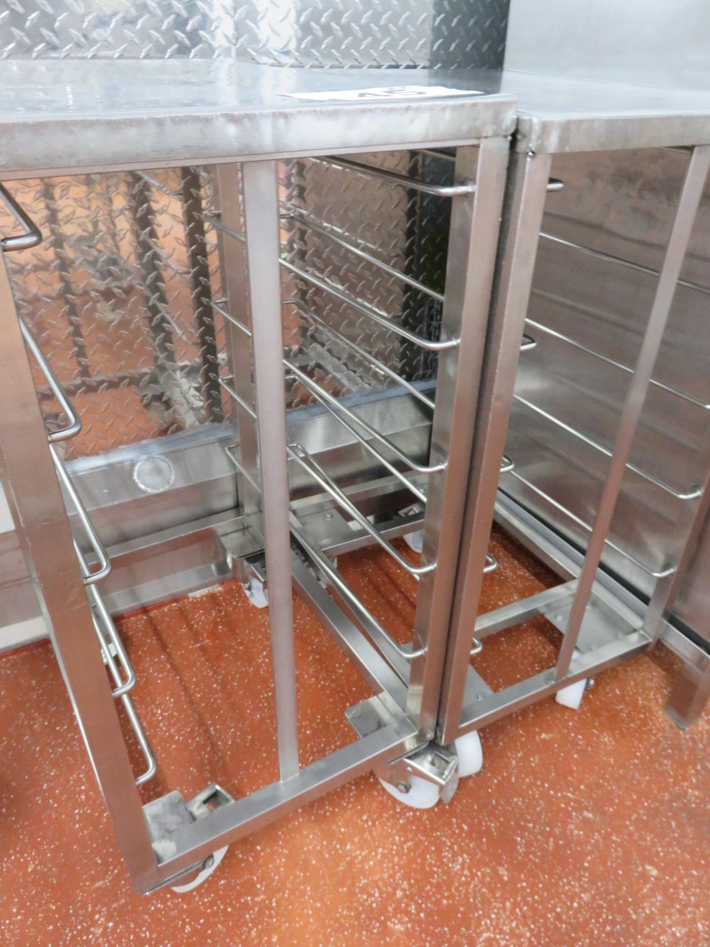 2 X MOBILE TRAY HOLDERS. - Image 2 of 2