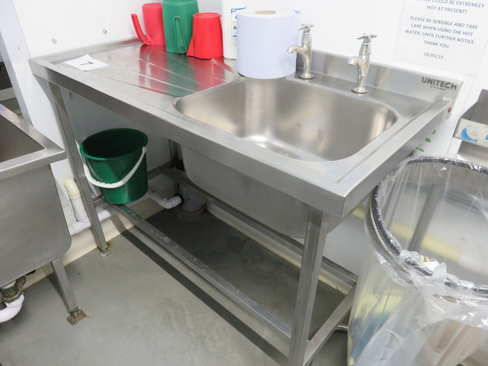 UNITECH S/S SINK. - Image 2 of 2