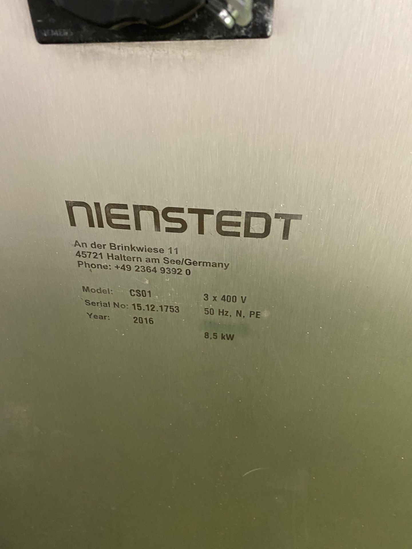 NIENSTEDT CS01 PORTIONING MACHINE. - Image 4 of 18