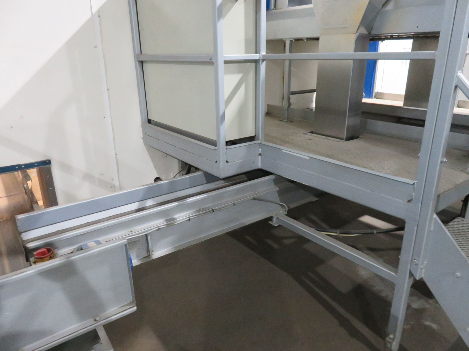 4 PERSON INSPECTION POWER ROLLER CONVEYOR UNIT - Image 7 of 11