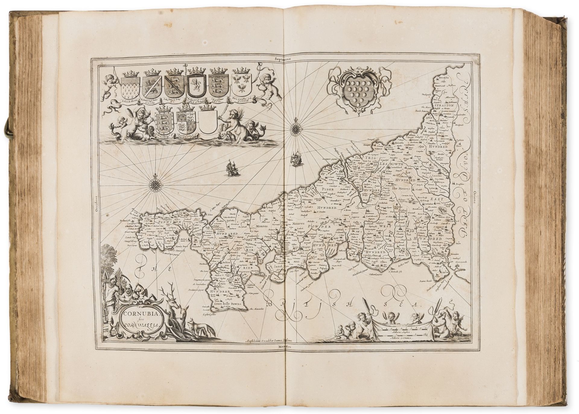 Britain.- Jansson (Jan) Novus atlas, sive theatrum orbis terrarum, vol.4 only [Britain and …