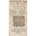 Cervantès Saavedra (Miguel de) Novelas Exemplares, rare at auction, Milan, Giovanni Battista …