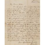 Wesley (John) Autograph Letter signed "My Dear Sister [?Mary Stokes], exhorting her to write more …