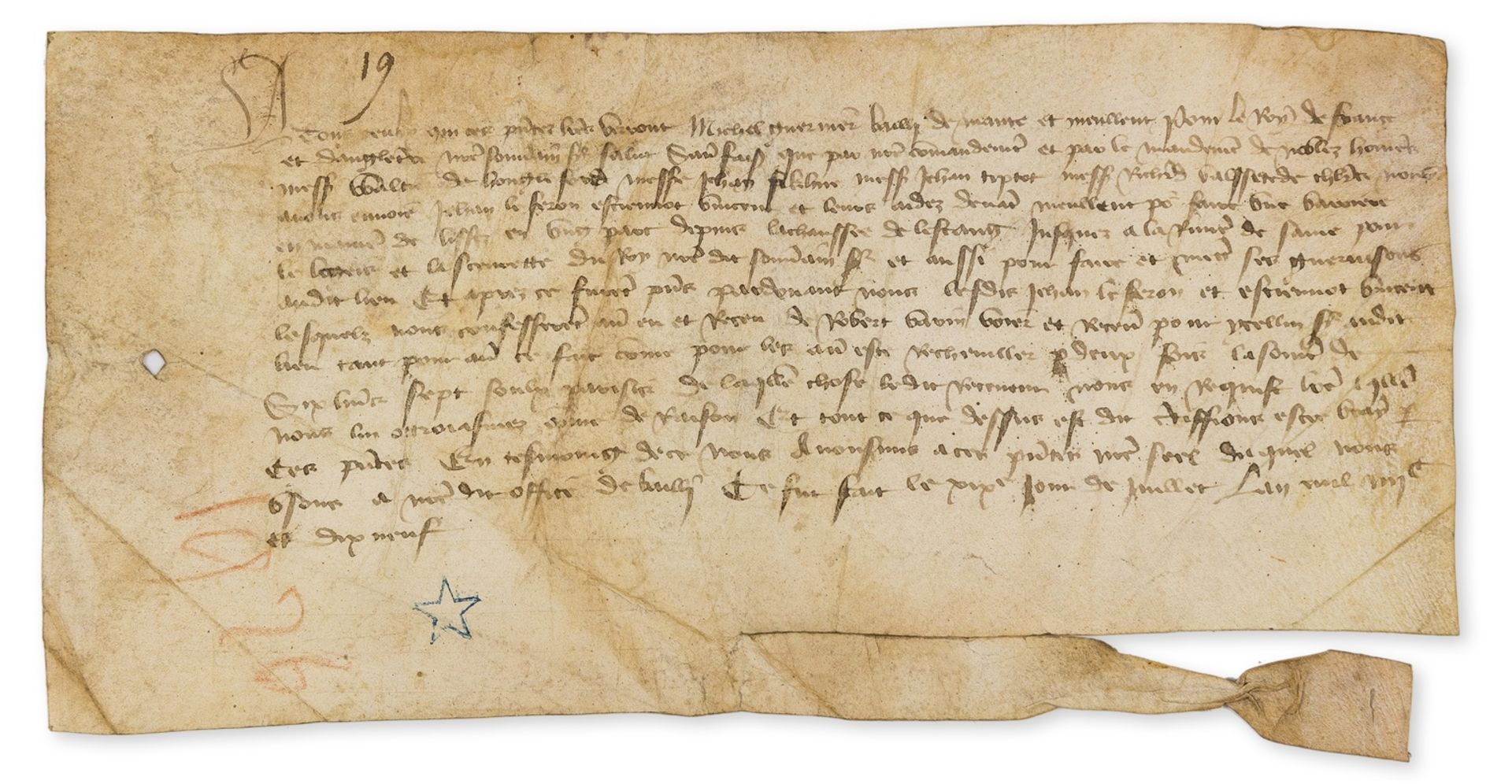 Henry V.- Letters from Michael Guernier, Baillie of Maine and Meulan for the King of France and …