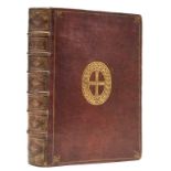 Binding.- Laisné (Élie) Commentaire sur le Prophete Isaye, first edition, in contemporary red …