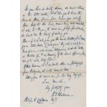 Blackmore (R.D.) 5 Autograph Letters signed, 1899; and a small quantity of other letters, …