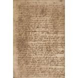 Inner Temple and Middle Temple.- [?Wallop (Richard, lawyer)] Concerning the Temples, manuscript, …