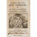 Galileo Galilei.- Allacci (Leone) Apes Urbanae sive de viris illustribus, qui ab anno MDCXXX. per …