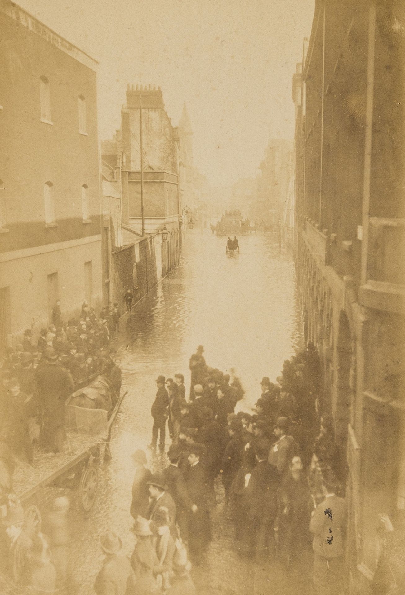 Photographs.- Bristol.- Bedford (Francis) Clifton, from across the Ferry, albumen print, [c.1860] …