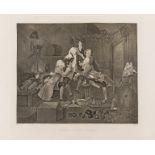 Hogarth (William) The Works..., 2 engraved portraits and 154 images on 114 sheets, contemporary …