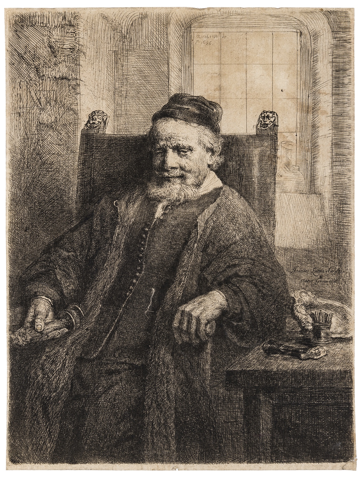 Rembrandt van Rijn (1606-1669) Jan Lutma, Goldsmith