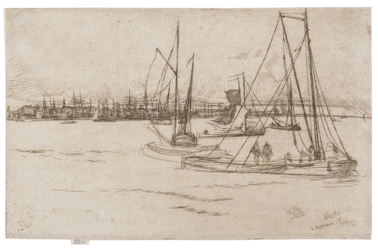 James Abbott McNeill Whistler (1834-1903) Amsterdam, from the Tolhuis