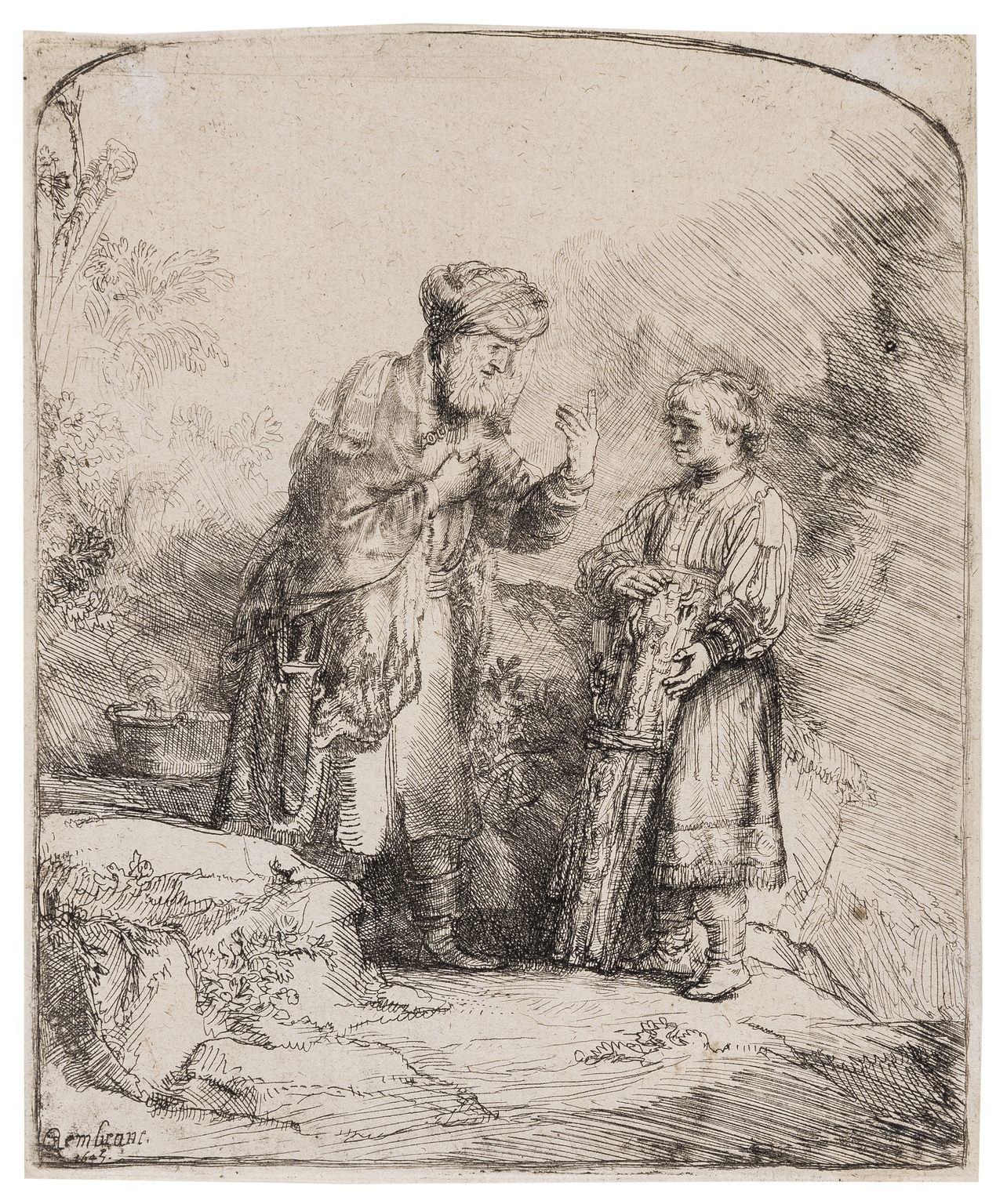 Rembrandt van Rijn (1606-1669) Abraham and Isaac