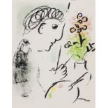 Marc Chagall (18897-1985) Carte de Voeux pour L'Année 1979 (Mourlot 951, and 952)