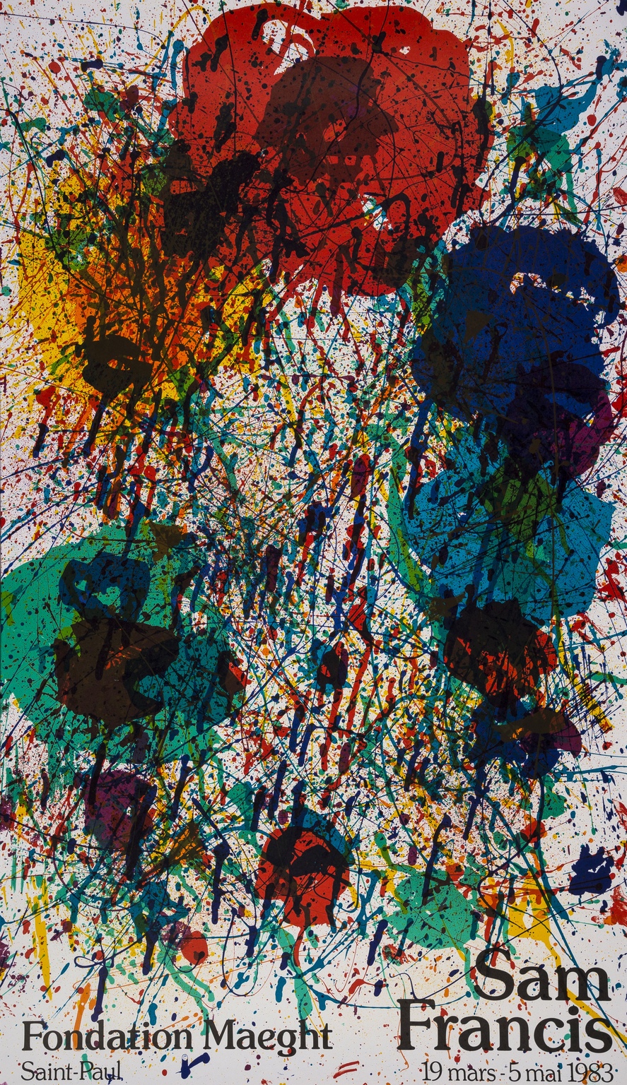 Sam Francis (1923-1994) Expo 1983 (Sam Francis Fondation Maeght) (SF-229p)