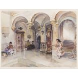 Sir William Russell Flint (1880-1969) La Mairie, Manosque