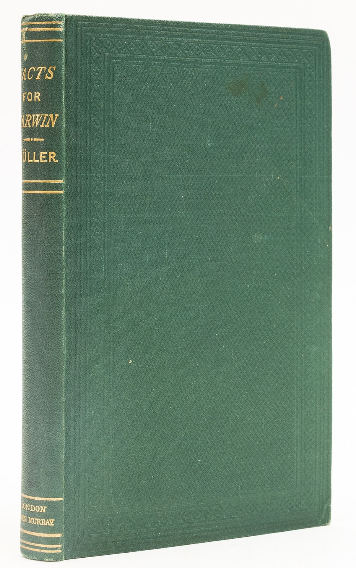 Darwin (Charles).- Müller (Fritz) Facts and Arguments for Darwin, first edition in English, 1869.