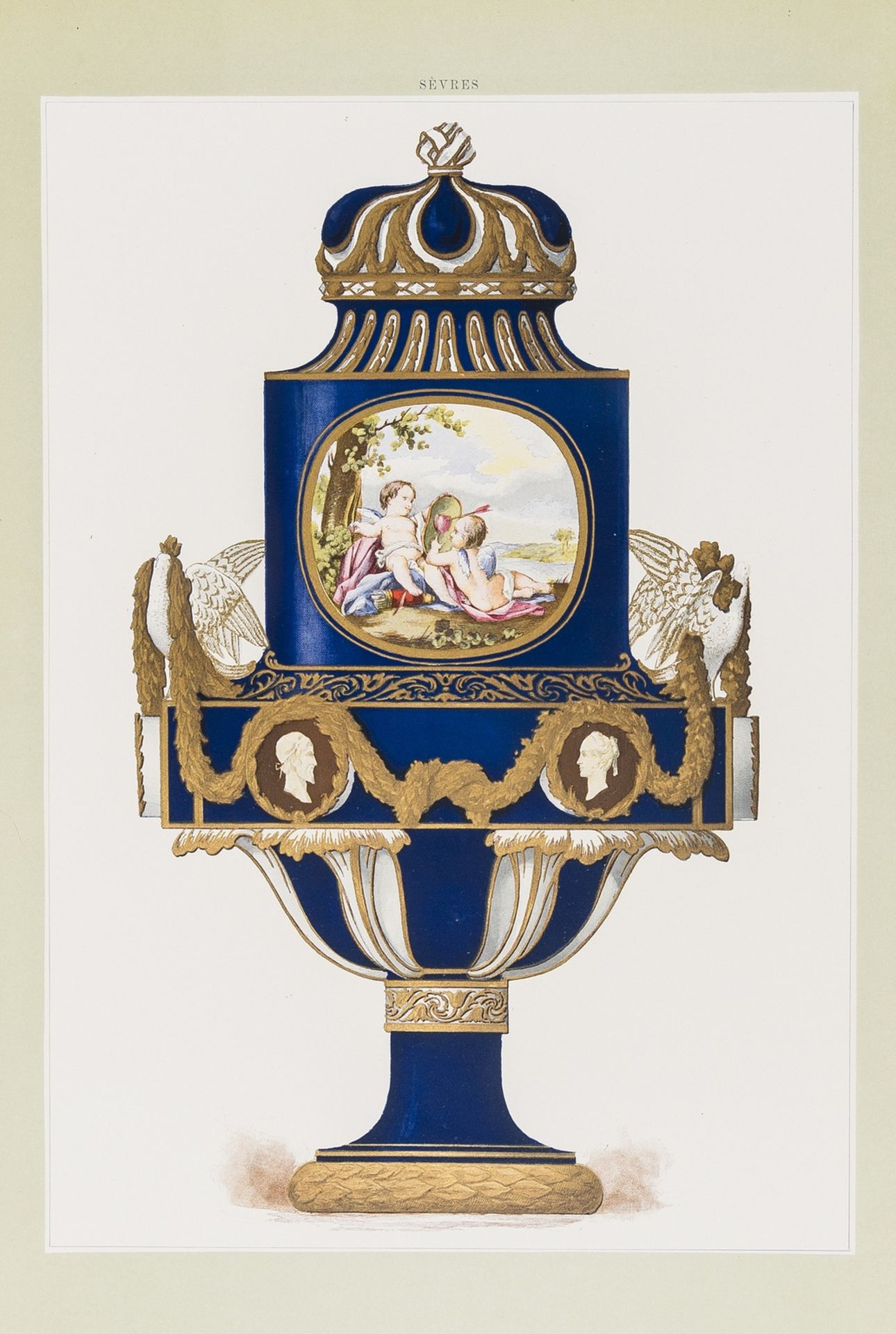 Ceramics.- Garnier (Edouard) The Soft Porcelain of Sèvres, 50 magnificent chromolithographed …