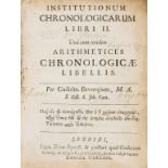 Beveridge (William) Institutionum chronologicarum libri II, Thomas Roycraft for Walter Kettilby, …