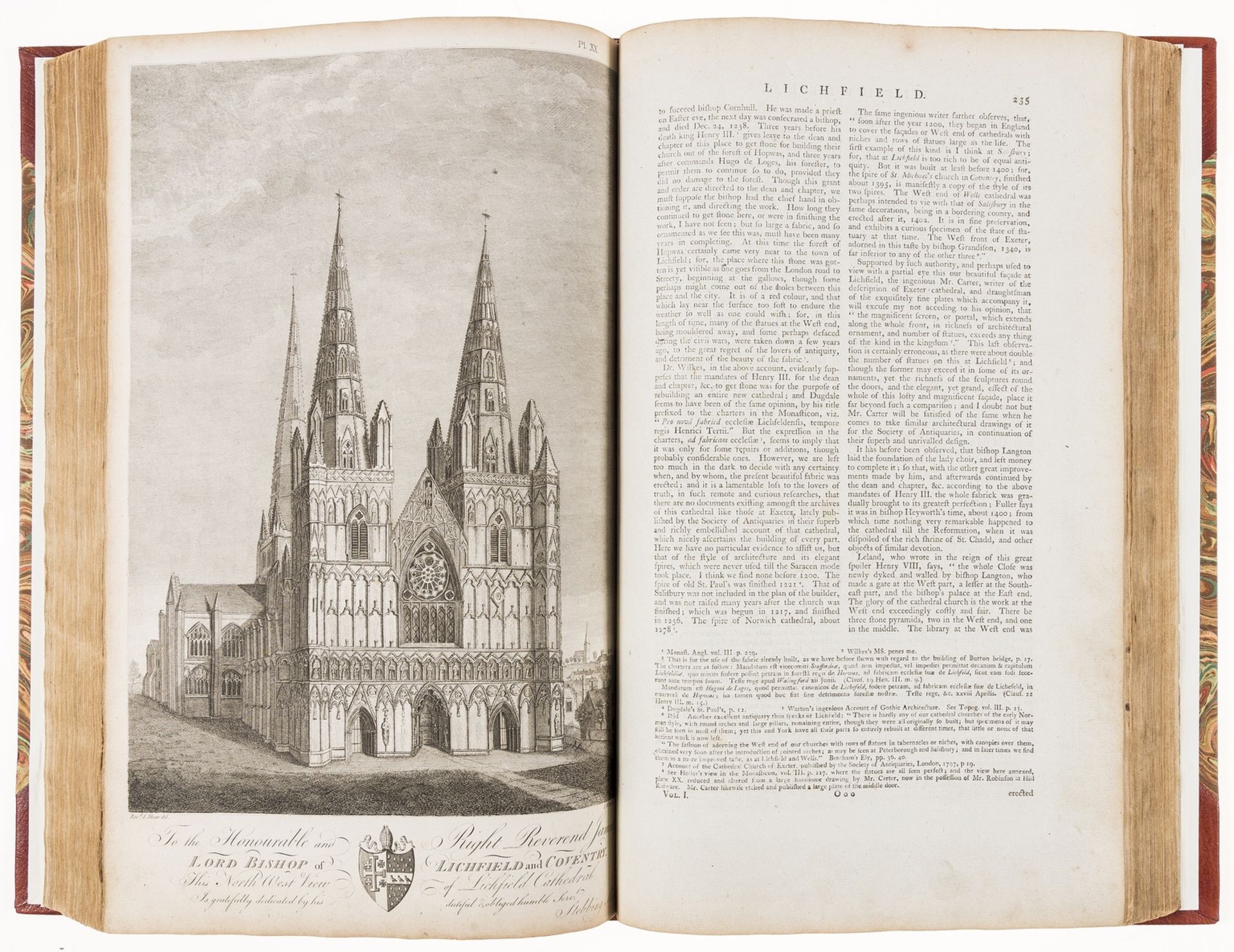 Staffordshire.- Shaw (Rev. Stebbing) The History and Antiquities of Staffordshire, vol. 1 only (of …