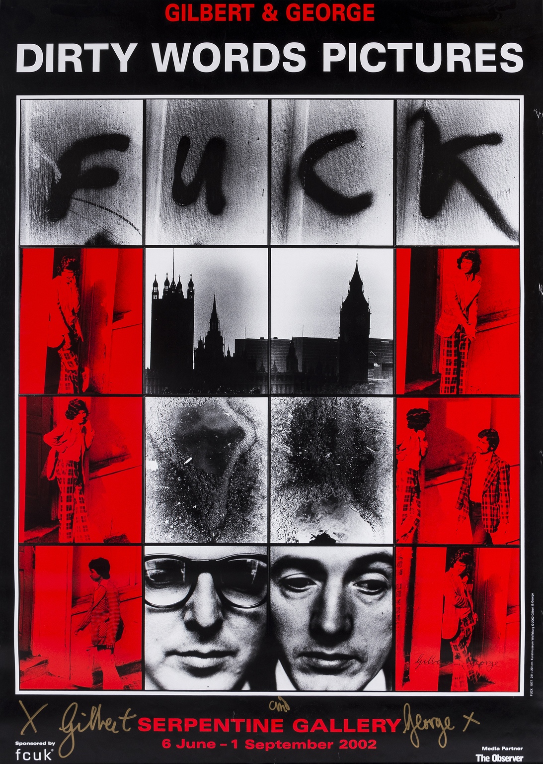 Gilbert and George Dirty Words Pictures