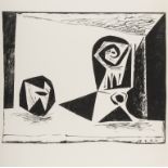 Pablo Picasso (1881-1973) Composition au verre a pied (Bloch 431; Mourlot 77)