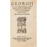 Greek & Roman weights and measures.- Agricola (Georgius) Libri quinque de mensuris & ponderibus, …