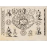 Ornament.- Honing (Johann Lorenz) [Blackwork prints of designs for goldsmiths], 1707.