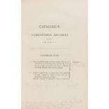 Silver.- Sale Catalogues.- Pichon (J., Baron) [Sale Catalogue] Catalogue de l'Argenterie Ancienne, …