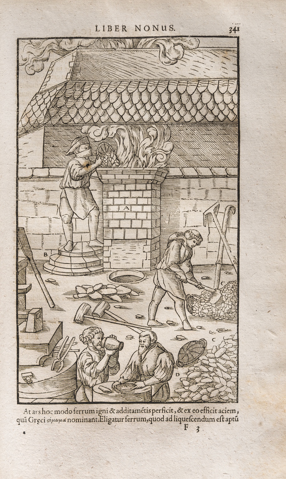 Mining & metallurgy.- Agricola (Georgius) De re metallica libri XII, numerous woodcuts, …