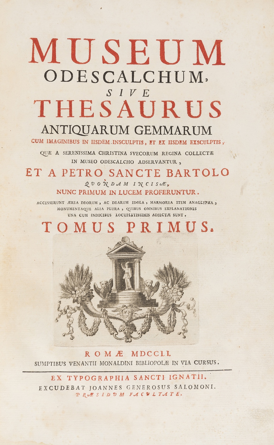 Engraved Gems.- Bartoli (Pietro Santi) Museum Odescalchum, sive Thesaurus Antiquarum Gemmarum, 2 … - Image 3 of 3