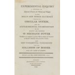 Engineering.- Smeaton (John) Experimental Enquiry concerning the Natural Powers of Wind and Water …