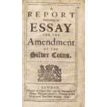 Lowndes (William) A Report Containing an Essay for the Amendment of the Silver Coins, only …