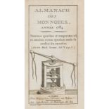 Economics.- Money.- [Angot des Rotours (Noêl)] Almanach des Monnoies, Paris, Méquignon, 1784; and …