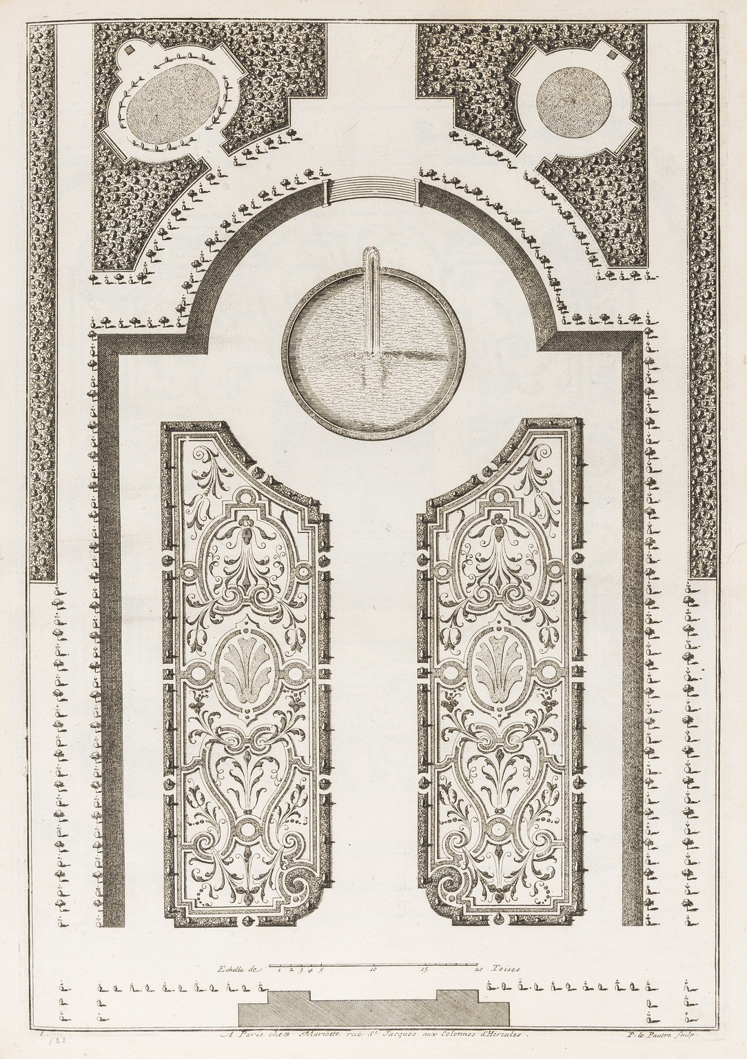 Silver.- Masson. Nouveaux Desseins pour graver sur l'orfeverie..., 6 engraved plates, bound with … - Image 4 of 6