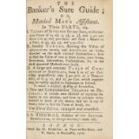 Banking.- [Slack (Thomas)] The Banker's Sure Guide; or Monied Man's Assistant, third edition, …