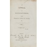 Appeal (An) to manufactures, on the present state of trade, &c, Birmingham, Printed by James …