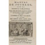 Diamond trade in Spain.- Sáenz Díez (Martin Diego) Manual de joyeros, con la teorica y practica, …