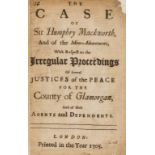 Mining in Wales.- Mackworth (Sir Humphrey) The Case of Sir Humphry Mackworth, and of the Mine …