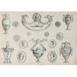 Ornament.- Langwith Manufactory, Grantham, Lincs. Fifteen Plates of Composition Ornaments..., 15 …