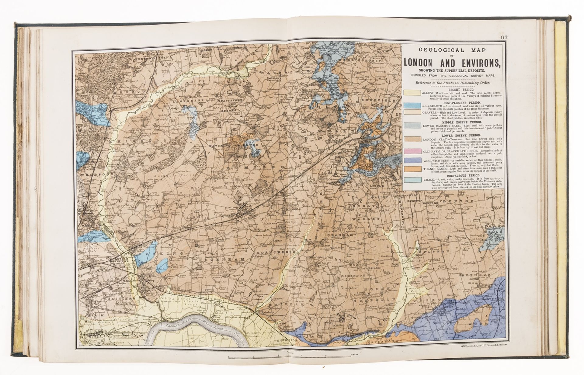 London.- Bacon (George W.) Bacon's New Large-Scale Atlas of London and Suburbs..., 1895.