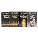 Le Carré (John) [The Karla Trilogy], 3 vol., first editions, signed or with cut signatures, …