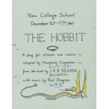 Tolkien (J. R. R.).- Printed programme for the New College School, Oxford, production of The …