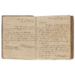 Royal Navy.- Streatfeild (Richard, Commander, Royal Navy) Commonplace book, manuscript, 12 pencil …